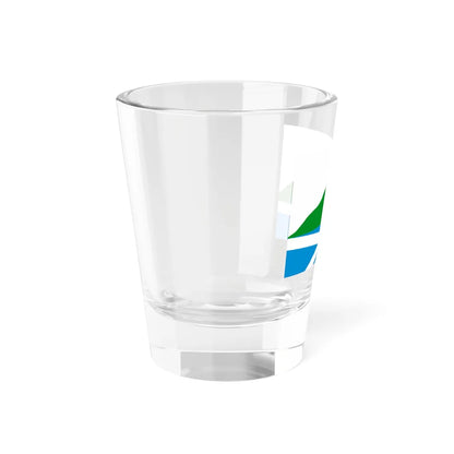 Flag of Uinsky rayon Perm krai (Russia) Shot Glass 1.5oz - Go Mug Yourself