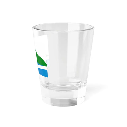 Flag of Uinsky rayon Perm krai (Russia) Shot Glass 1.5oz - Go Mug Yourself