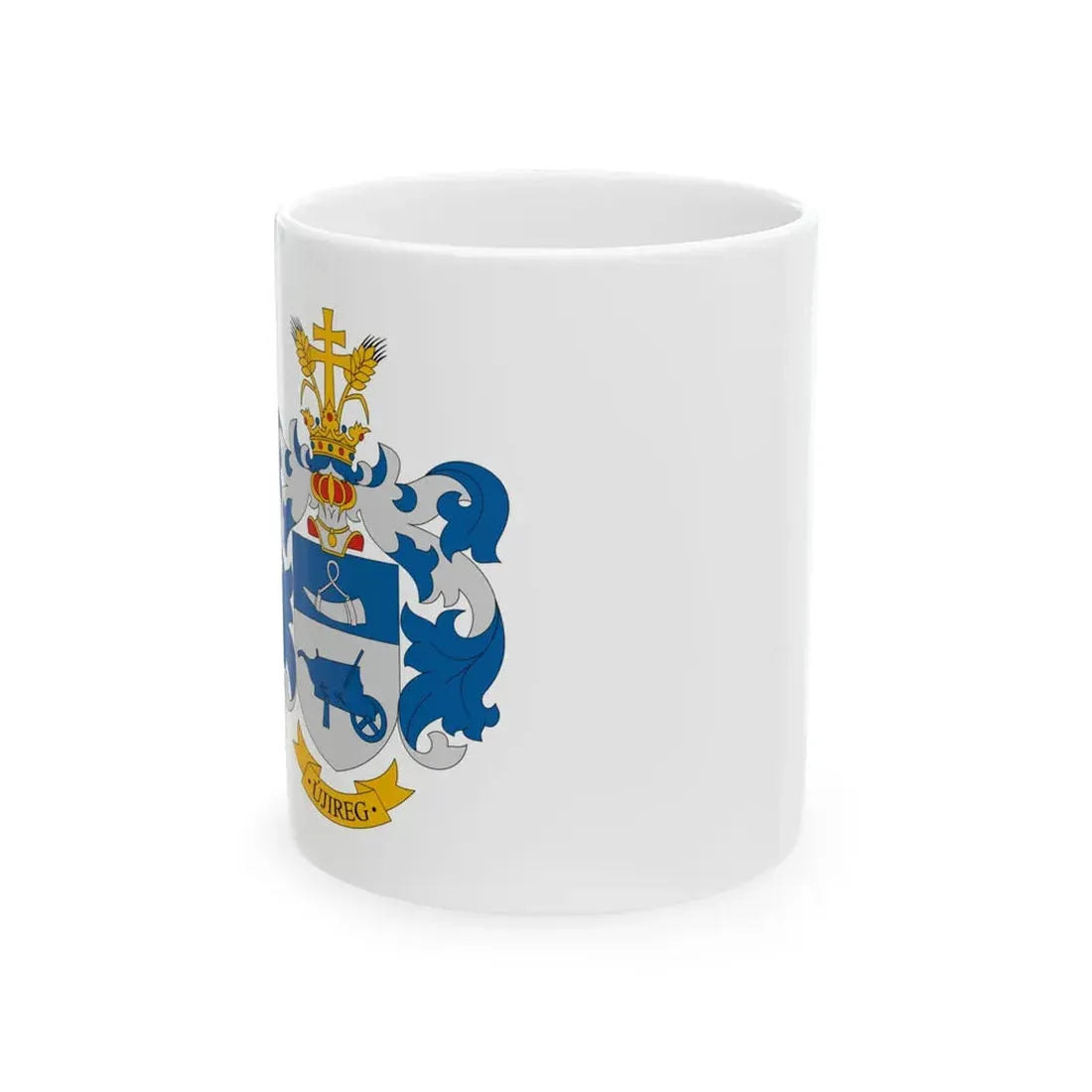 Flag of Ujireg (Hungary) White Coffee Mug 11oz - Go Mug Yourself