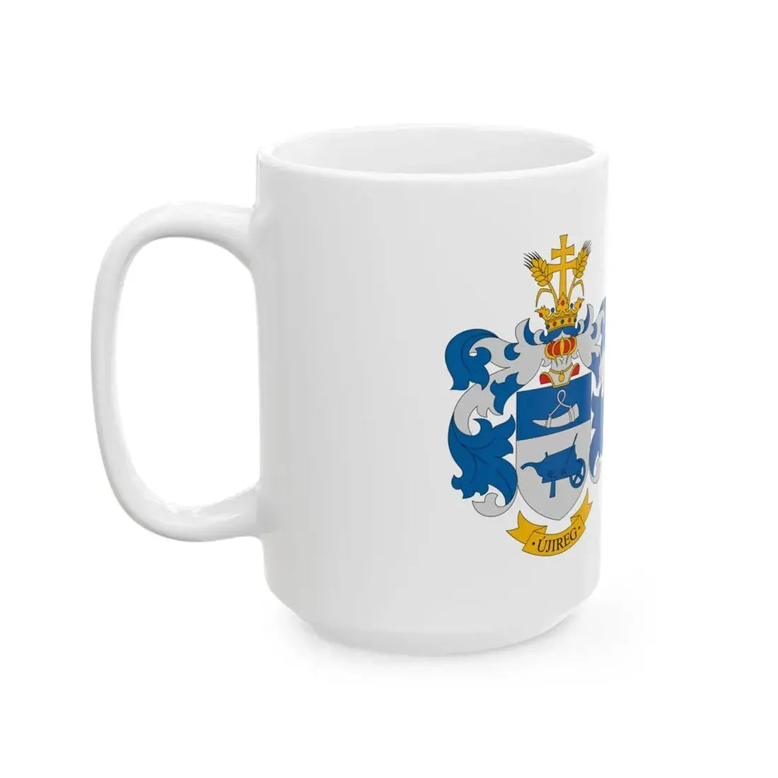 Flag of Ujireg (Hungary) White Coffee Mug - Go Mug Yourself