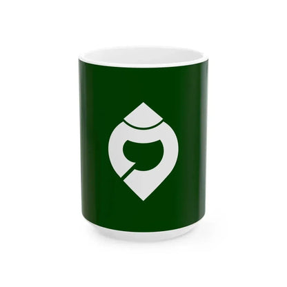 Flag of Ujitawara Kyoto (Japan) White Coffee Mug 15oz - Go Mug Yourself