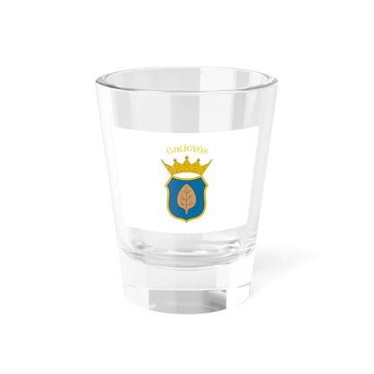 Flag of Ujkigyos (Hungary) Shot Glass 1.5oz 1.5oz - Go Mug Yourself