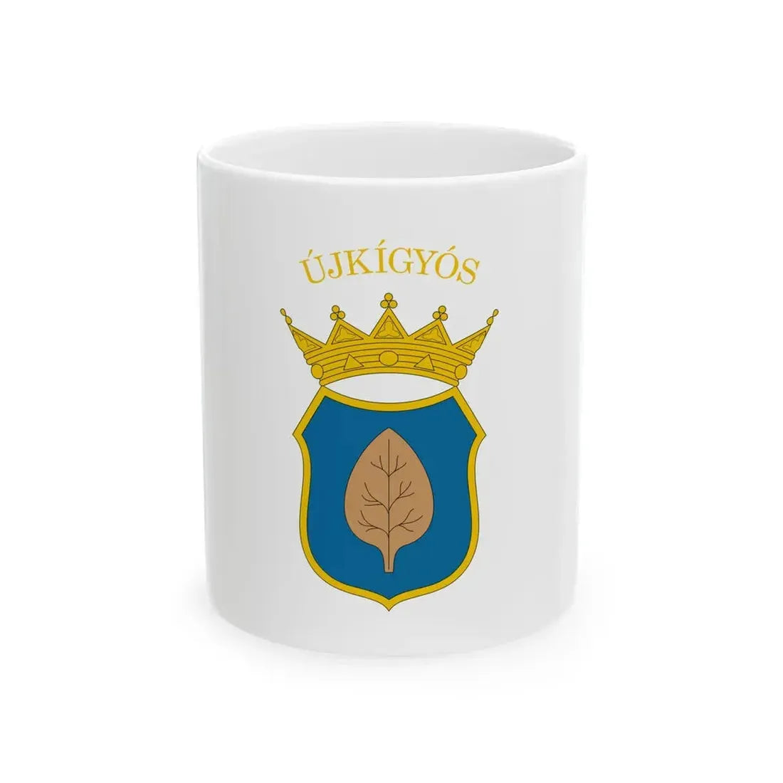 Flag of Ujkigyos (Hungary) White Coffee Mug 11oz - Go Mug Yourself