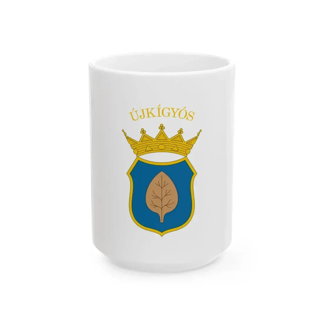 Flag of Ujkigyos (Hungary) White Coffee Mug 15oz - Go Mug Yourself