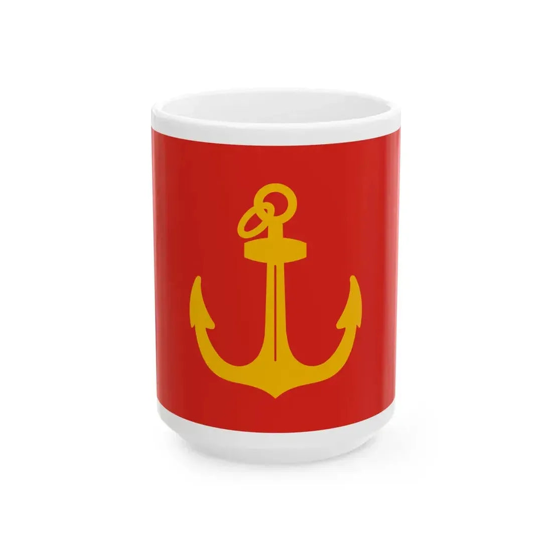 Flag of Ujpest 1941 (Hungary) White Coffee Mug 15oz - Go Mug Yourself