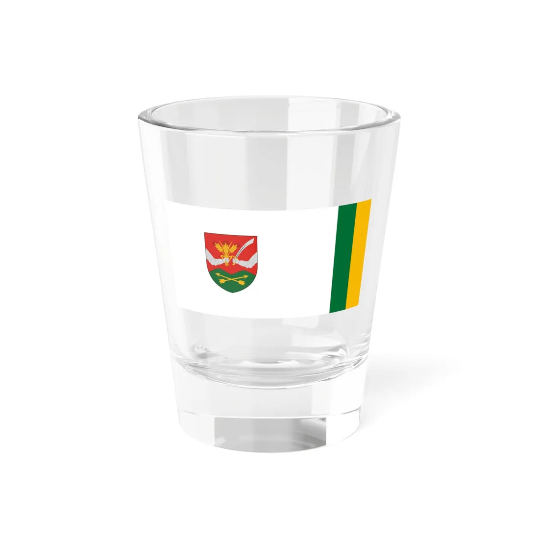 Flag of Ujsolt (Hungary) Shot Glass 1.5oz 1.5oz - Go Mug Yourself