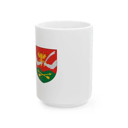 Flag of Ujsolt (Hungary) White Coffee Mug 15oz - Go Mug Yourself