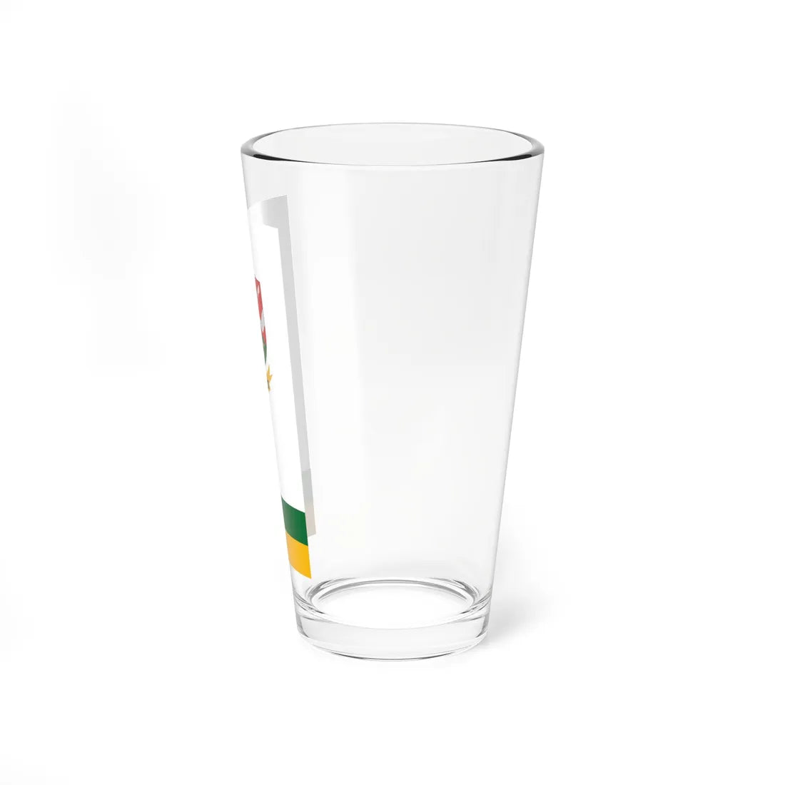 Flag of Ujsolt vertical (Hungary) Pint Glass 16oz - Go Mug Yourself