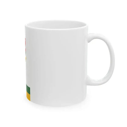Flag of Ujsolt vertical (Hungary) White Coffee Mug - Go Mug Yourself