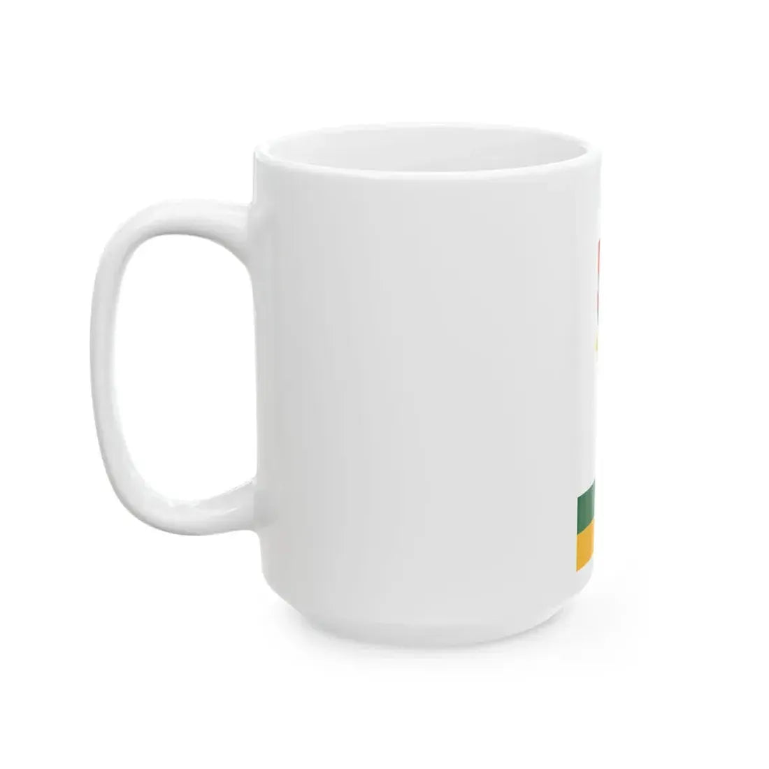 Flag of Ujsolt vertical (Hungary) White Coffee Mug - Go Mug Yourself