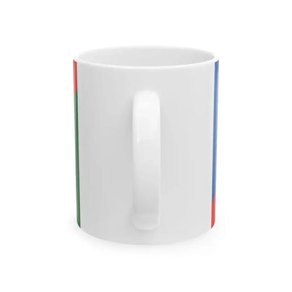 Flag of Ujtelek (Hungary) White Coffee Mug - Go Mug Yourself