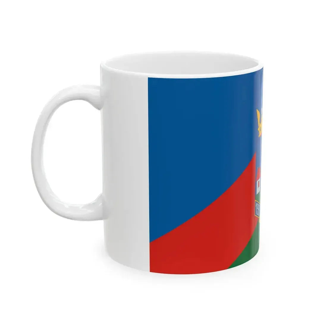 Flag of Ujtelek (Hungary) White Coffee Mug - Go Mug Yourself