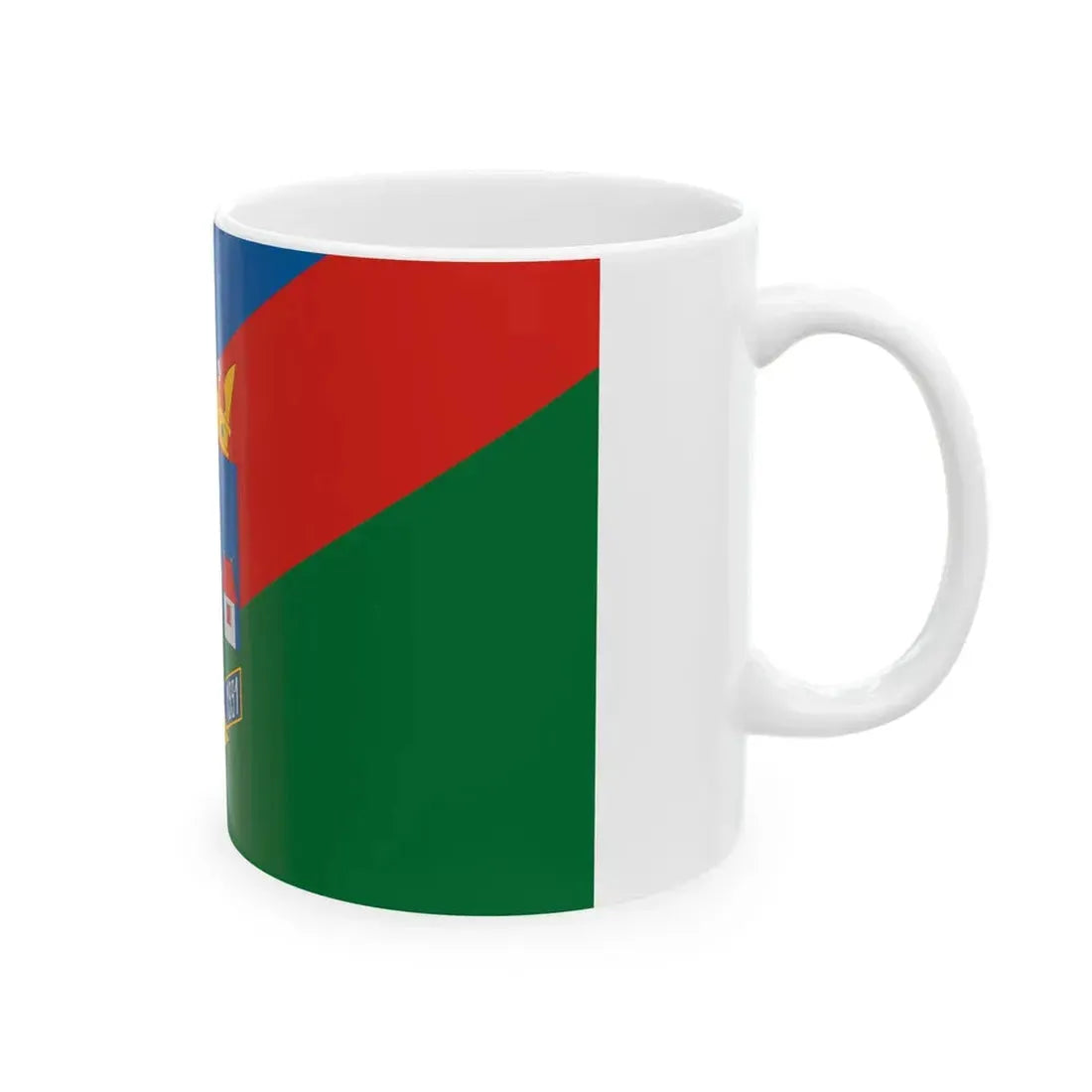 Flag of Ujtelek (Hungary) White Coffee Mug - Go Mug Yourself