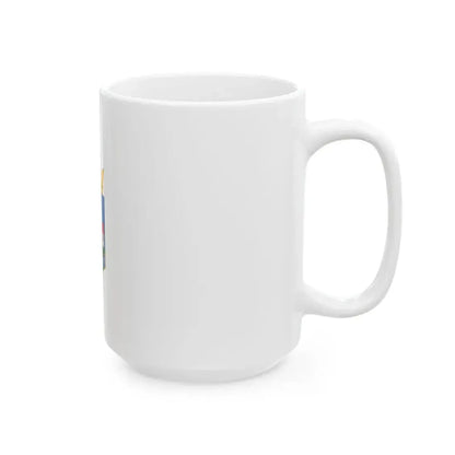 Flag of Ujtelek variant (Hungary) White Coffee Mug - Go Mug Yourself