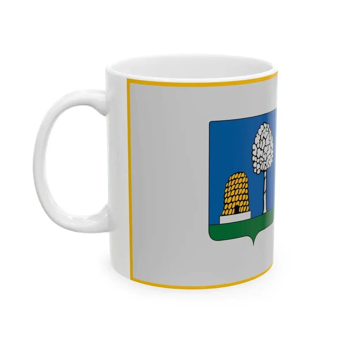 Flag of Ujudvar (Hungary) White Coffee Mug - Go Mug Yourself