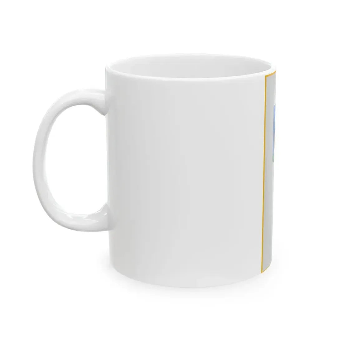 Flag of Ujudvar vertical (Hungary) White Coffee Mug - Go Mug Yourself