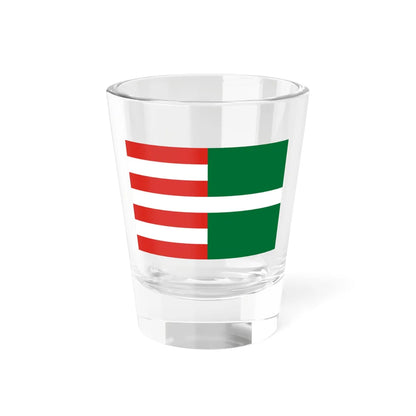 Flag of Ujvidek 1941 (Hungary) Shot Glass 1.5oz 1.5oz - Go Mug Yourself