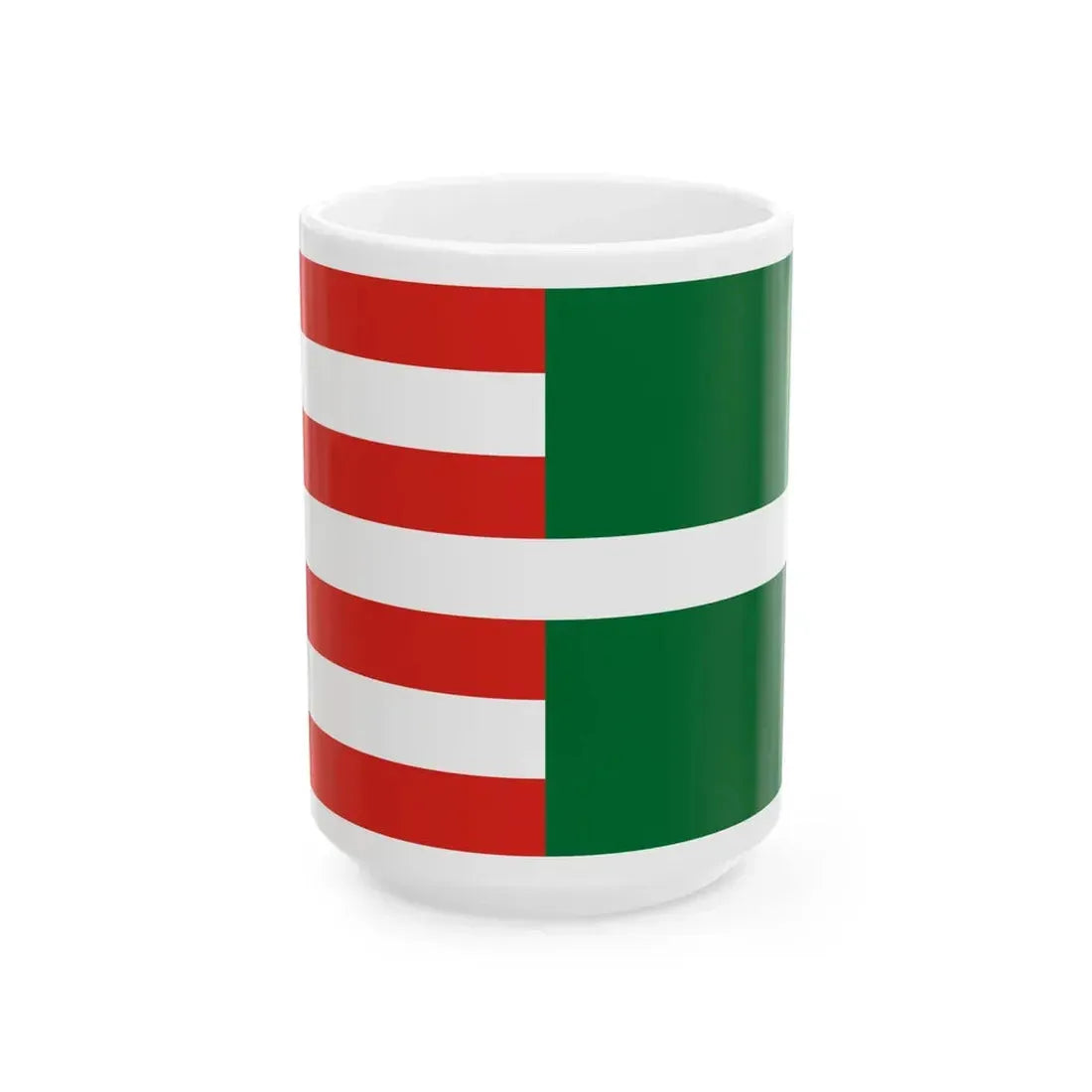Flag of Ujvidek 1941 (Hungary) White Coffee Mug 15oz - Go Mug Yourself