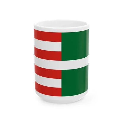 Flag of Ujvidek 1941 (Hungary) White Coffee Mug 15oz - Go Mug Yourself
