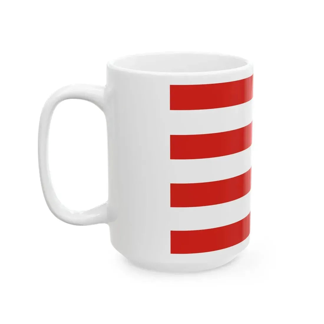 Flag of Ujvidek 1941 (Hungary) White Coffee Mug - Go Mug Yourself