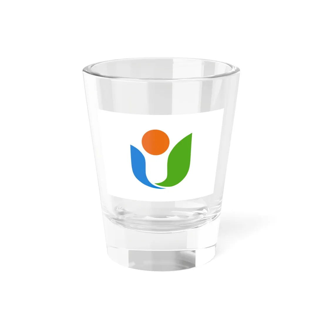 Flag of Uki Kumamoto (Japan) Shot Glass 1.5oz 1.5oz - Go Mug Yourself