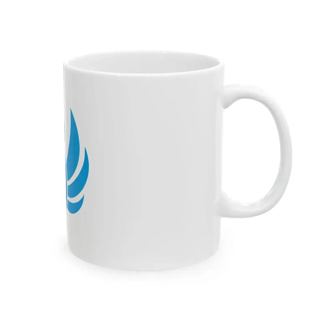 Flag of Ukiha Fukuoka (Japan) White Coffee Mug - Go Mug Yourself
