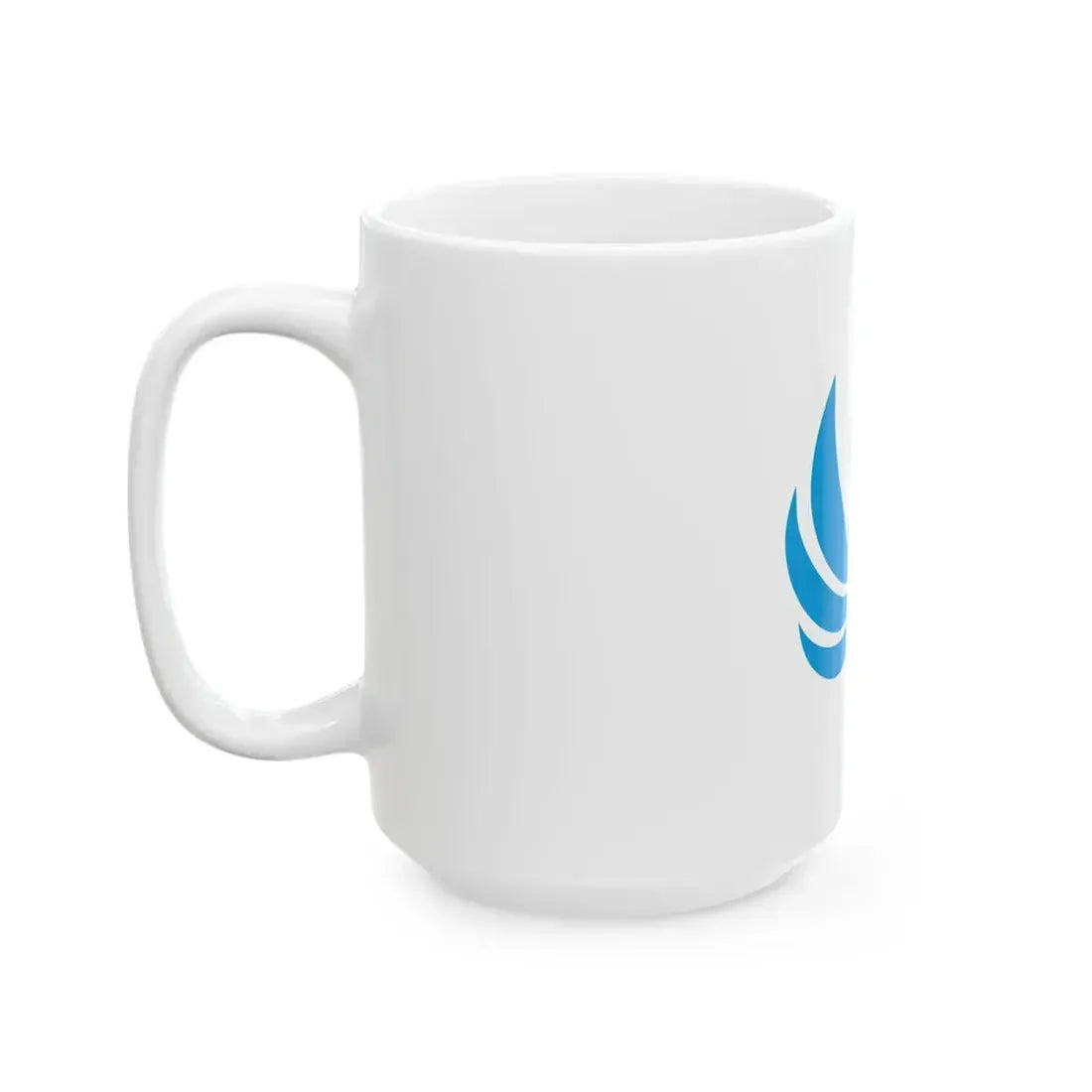 Flag of Ukiha Fukuoka (Japan) White Coffee Mug - Go Mug Yourself