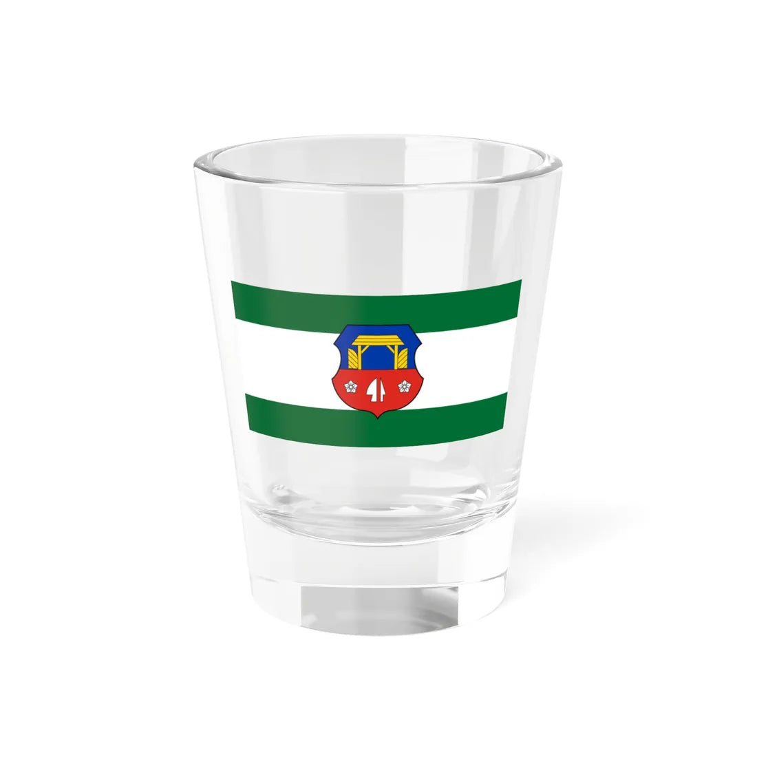 Flag of Ukk (Hungary) Shot Glass 1.5oz 1.5oz - Go Mug Yourself