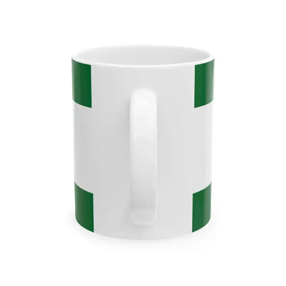 Flag of Ukk (Hungary) White Coffee Mug - Go Mug Yourself