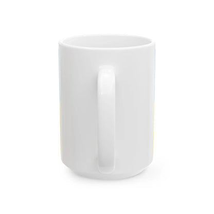 Flag of Ukraine 1917-1921 (Ukraine) White Coffee Mug - Go Mug Yourself