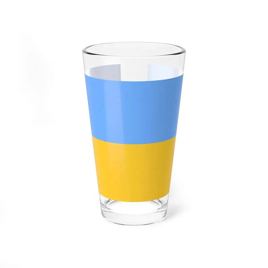 Flag of Ukraine 1991-1992 (Ukraine) Pint Glass 16oz 16oz - Go Mug Yourself