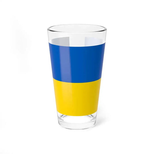 Flag of Ukraine 2-1 (Ukraine) Pint Glass 16oz 16oz - Go Mug Yourself