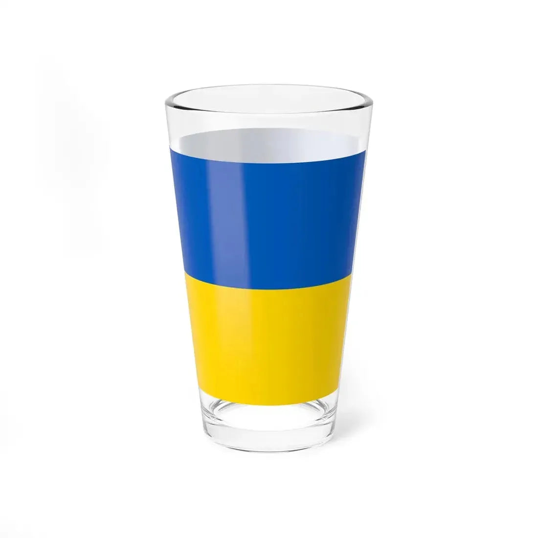 Flag of Ukraine 2-1 (Ukraine) Pint Glass 16oz - Go Mug Yourself