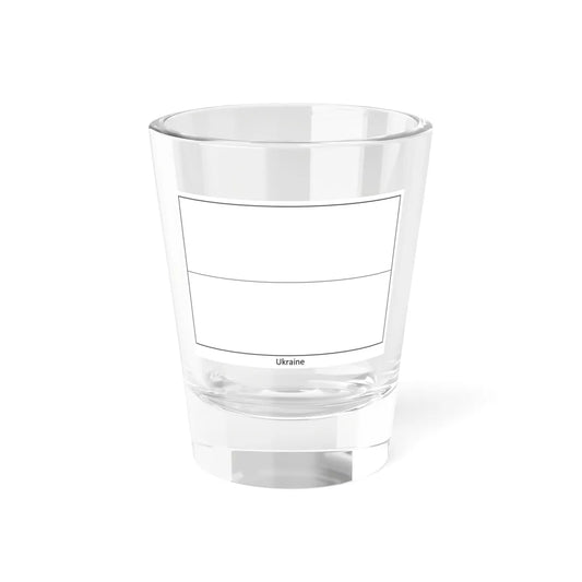 Flag of Ukraine colouring page (Ukraine) Shot Glass 1.5oz 1.5oz - Go Mug Yourself