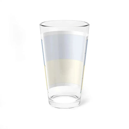 Flag of Ukraine construction sheet (Ukraine) Pint Glass 16oz - Go Mug Yourself
