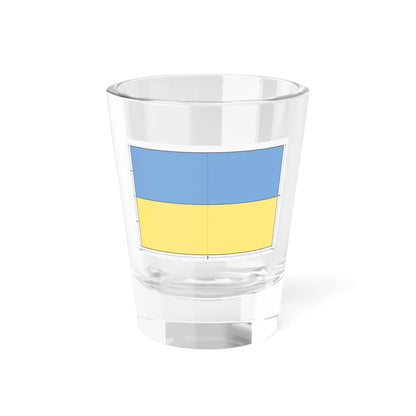 Flag of Ukraine construction sheet (Ukraine) Shot Glass 1.5oz 1.5oz - Go Mug Yourself