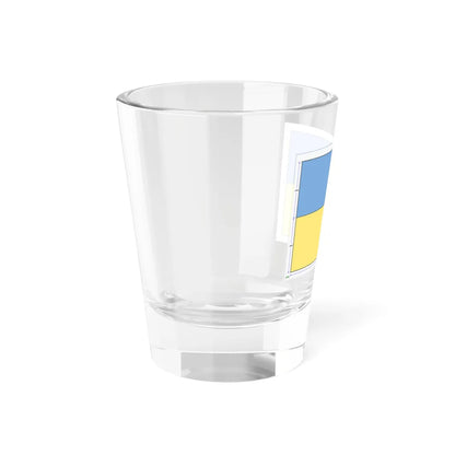 Flag of Ukraine construction sheet (Ukraine) Shot Glass 1.5oz - Go Mug Yourself