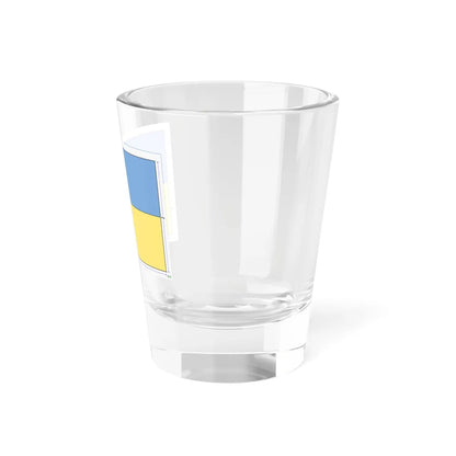 Flag of Ukraine construction sheet (Ukraine) Shot Glass 1.5oz - Go Mug Yourself