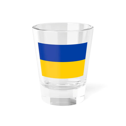 Flag of Ukraine dark blue (Ukraine) Shot Glass 1.5oz 1.5oz - Go Mug Yourself