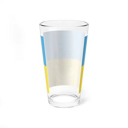 Flag of Ukraine light colors (Ukraine) Pint Glass 16oz - Go Mug Yourself