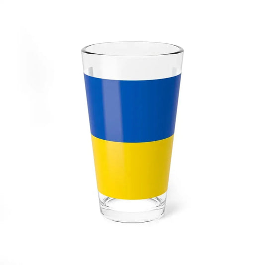Flag of Ukraine (Ukraine) Pint Glass 16oz 16oz - Go Mug Yourself