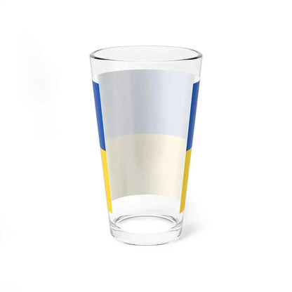 Flag of Ukraine (Ukraine) Pint Glass 16oz - Go Mug Yourself