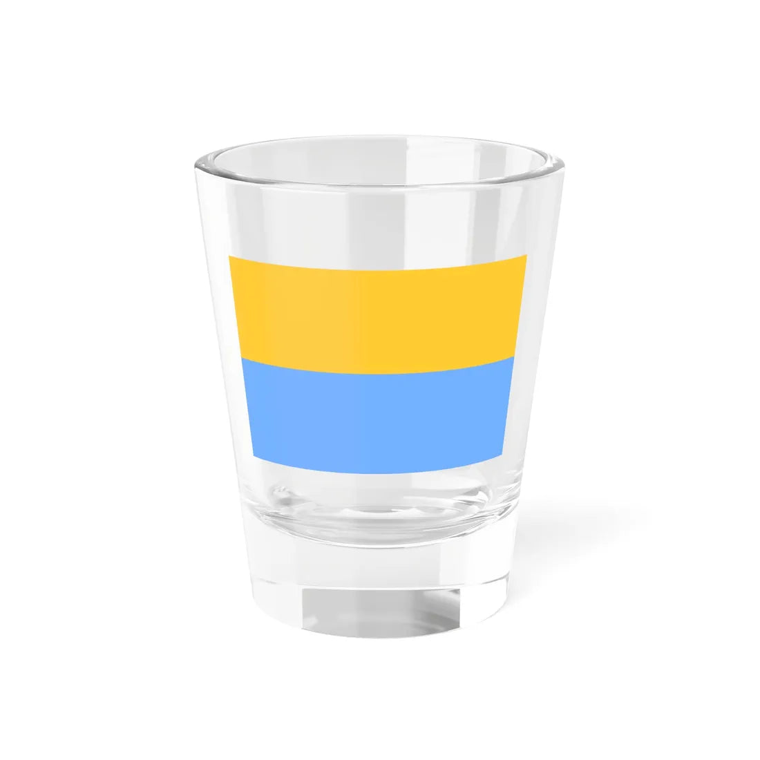 Flag of Ukrainian Peoples Republic non-official 1917 (Ukraine) Shot Glass 1.5oz 1.5oz - Go Mug Yourself