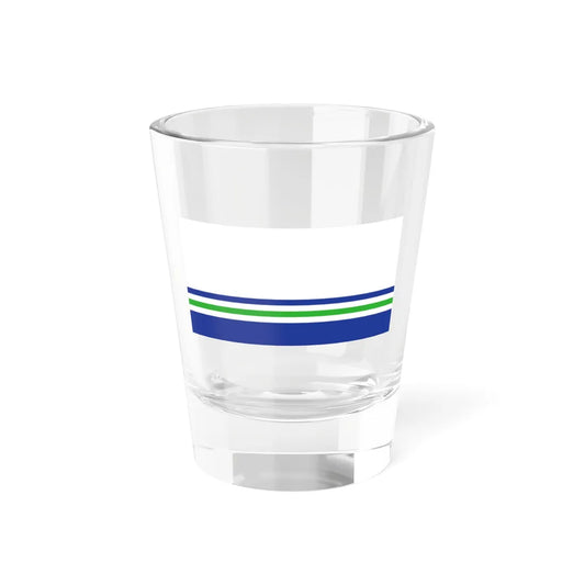 Flag of Ulagansky District 2004 (Russia) Shot Glass 1.5oz 1.5oz - Go Mug Yourself