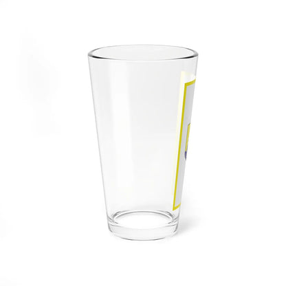 Flag of Ulcinj vertical (Montenegro) Pint Glass 16oz - Go Mug Yourself