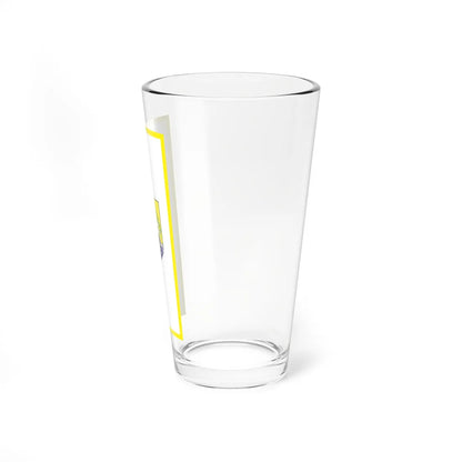 Flag of Ulcinj vertical (Montenegro) Pint Glass 16oz - Go Mug Yourself