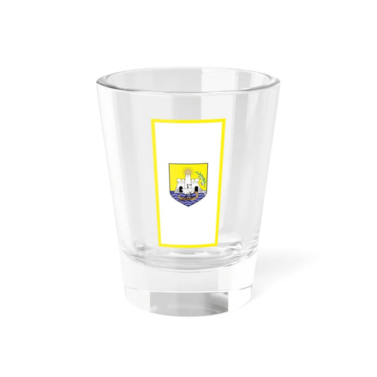 Flag of Ulcinj vertical (Montenegro) Shot Glass 1.5oz 1.5oz - Go Mug Yourself