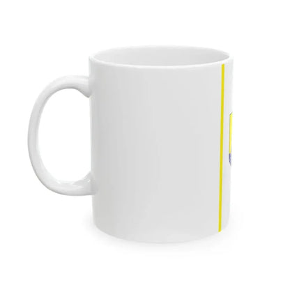 Flag of Ulcinj vertical (Montenegro) White Coffee Mug - Go Mug Yourself