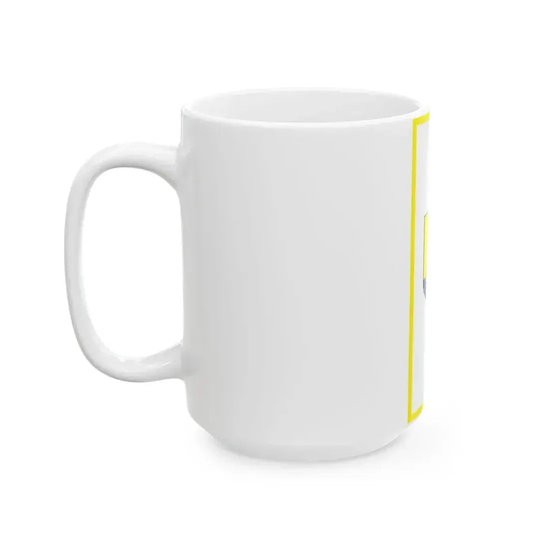 Flag of Ulcinj vertical (Montenegro) White Coffee Mug - Go Mug Yourself