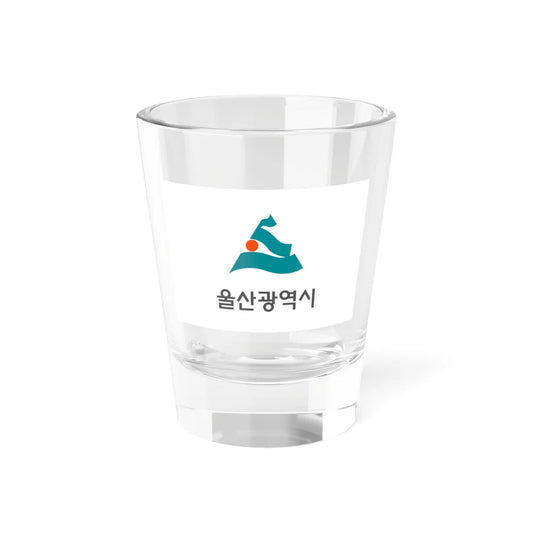 Flag of Ulsan (Korea) Shot Glass 1.5oz 1.5oz - Go Mug Yourself